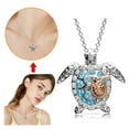 thumbnail image 6 of kayannuo Valentines Day Gifts 2/3/4/5pc Ladies Necklace Two Tone Turtle Animal Necklace Jewelry Necklace, 6 of 6