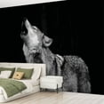 thumbnail image 2 of Peel and Stick Wallpaper heulender Wolf Modern Art Wall Mural Decor Self Adhesive and Removable 69in x 98in, 2 of 8
