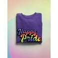 thumbnail image 3 of Happy Pride Bubblegum Banner Sweatshirt Men -Smartprints Designs, Male XX-Large, 3 of 4