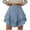 Dark Blue, variant on Flowy Shorts for Women Ruffle Skorts Mini Skirts High Waisted Teen Gilrs Tennis Skort Summer Shorts Beige, XXL