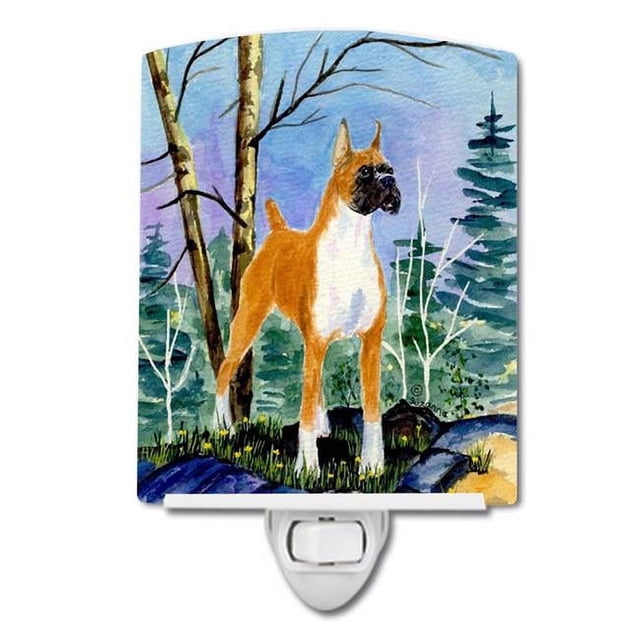 Carolines Treasures SS8650CNL Boxer Ceramic Night Light, 6x4x3, Multicolor