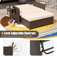 thumbnail image 4 of Sofá cama para exteriores S AFSTAR con reposapiés y bandejas retráctiles, 4 of 9