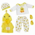 thumbnail image 4 of Babysbule Doll Outfit Set Yellow Duck for Reborn Dolls 5-Piece 18 Inch, 4 of 5