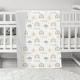 thumbnail image 6 of Gllquen Baby Minky Blanket Super Soft for Boys Girls, Baby Gifts Double Layer with Dotted Backing 30"x 40" , Clouds Rainbow, 6 of 11