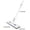 White, variant on COM1950s Flat Mop for Floor Cleaning,16.5" Microfiber Spin Mop with Handle,Washable and Reusable Dry Wet Mop Head for Tile,Laminate Floors,Lightweight Household Cleaning Tools,Horizontal Stick Mop