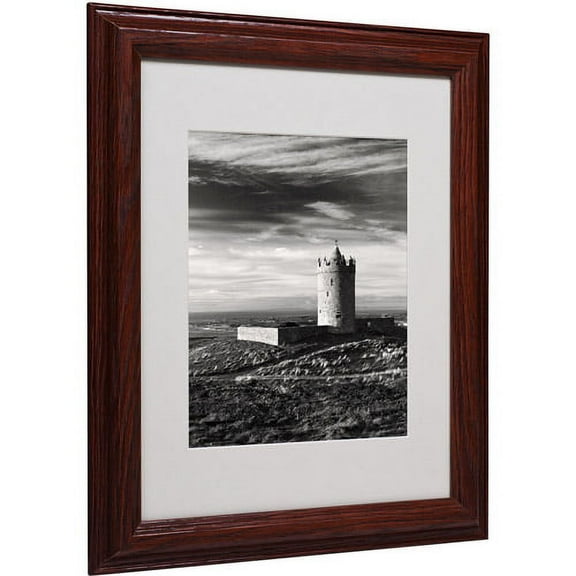 Trademark Fine Art "Doonagore Castle Ireland" Matted Framed Art by Pierre Leclerc