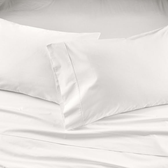 Better Homes & Gardens 300 Thread Count Cool & Crisp 4-Piece Cotton Percale Sheet Set