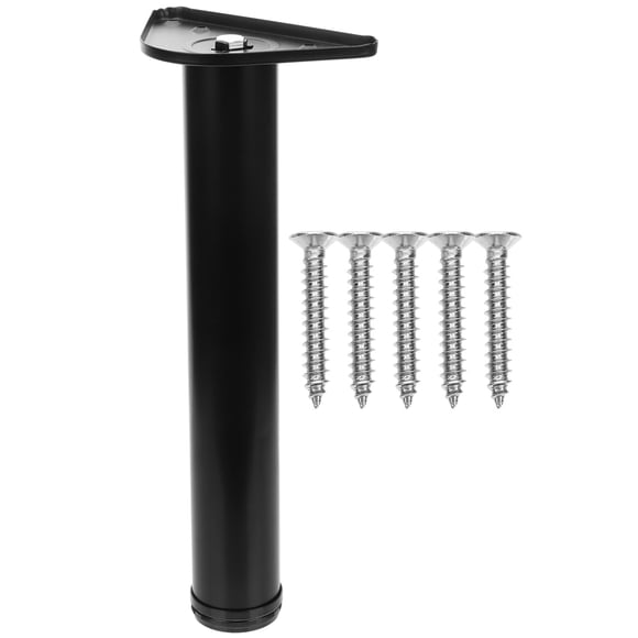SEWCHICS Practical Table Leg Metal Desk Legs Black 1Pack for Office Use
