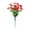 Red, variant on Artificial Red Lotus Flower, Faux No-Wilt 1 Pack Flower Bouquet, for Home Wedding Party Vase Decoration, Indoor Outdoor Patio Garden Arrangements Decor