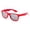 Red, variant on American Flag Team USA Patriotic Design Plastic Shades Party Props Decoration USMNT USWNT