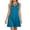 Navy, variant on Noric Women's Sleeveless Dresses Casual Cutout Neck A-Line Swing Dresses for Summer Party Vacation Beach