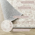thumbnail image 4 of Alfombra BILEEHOME, lavable, 9 x 12 pulgadas, para sala de estar, color rosa rubor, 4 of 7