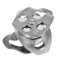 thumbnail image 2 of 1 Piece Climbing Double Pulley Durable Rappelling Climbing Sports Accessory Gray, 2 of 8
