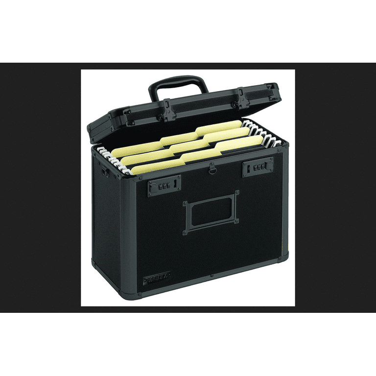 Locking Personal File Tote, Letter, 7.25 x 13.75 x 12.5, Tactical Black Locking Personal File Tote, Letter, 7.25 x 13.75 x 12.5, Tactical Black