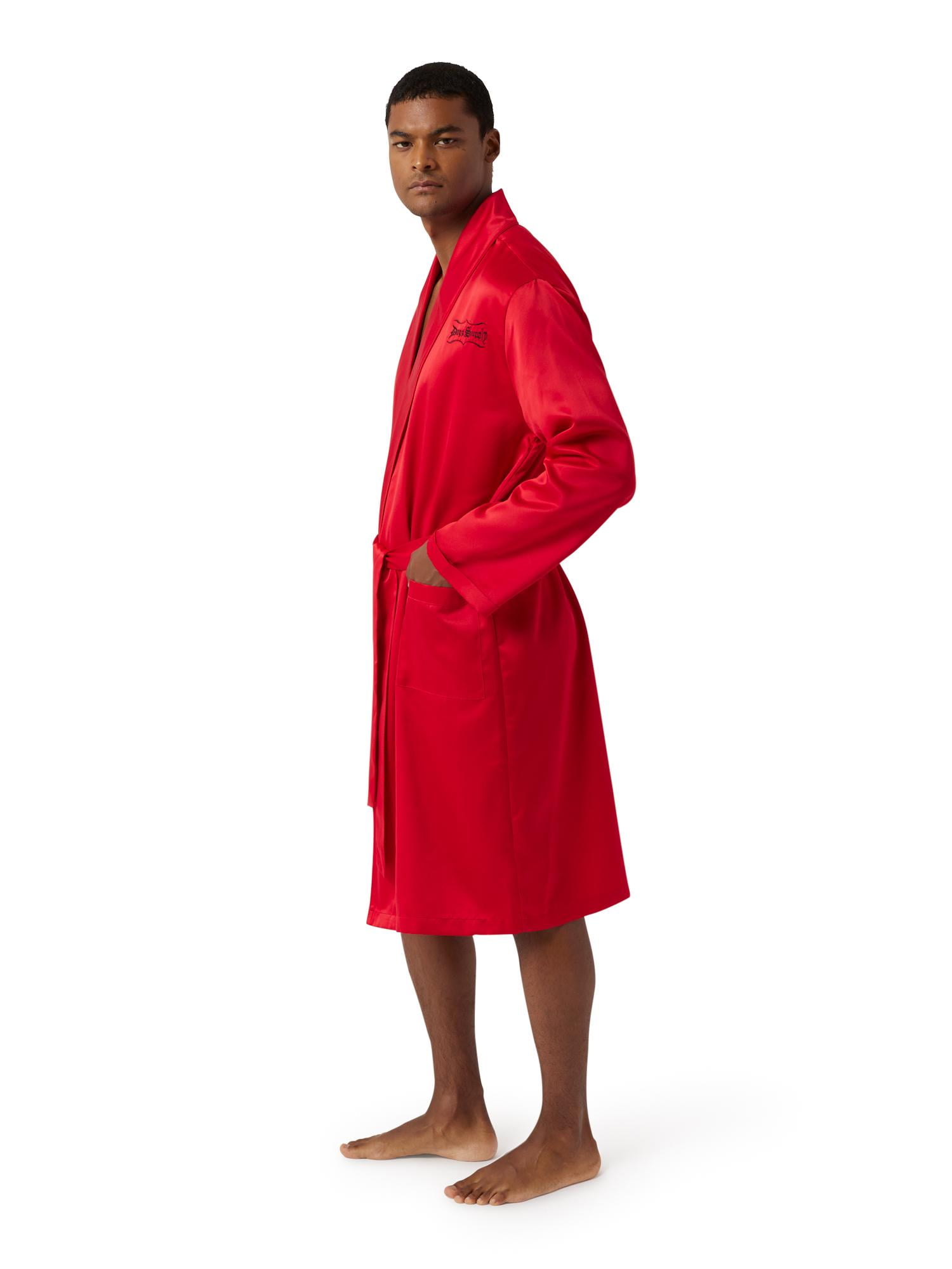 Dogg Supply by Snoop Dogg Mens Poly Satin Robe