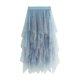 thumbnail image 1 of Women Tulle Skirt Elastic Waist Mesh Long Paragraph Skirt Dress Ballet Prom Party Tulle Tutu A-line Midi Skir Bean, 1 of 3