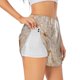 thumbnail image 1 of Balery Tortilla Pantalones cortos deportivos para mujer con forro y dos bolsillos, elásticos, para entrenamiento, gimnasio, yoga-Small, 1 of 7