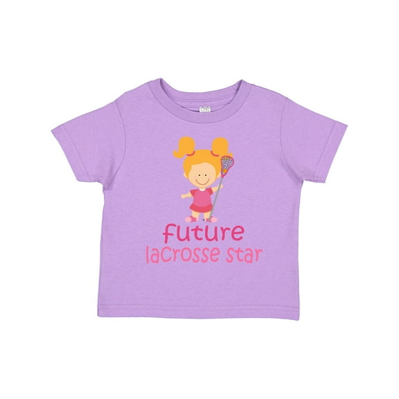 Inktastic Future Lacrosse Star Girl Girls Toddler T-Shirt