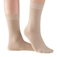 thumbnail image 4 of Elyfer, Women's Thin Bamboo Dress Socks, 3 Pair Casual Color Women Crew Socks, Comfort Seam, 4 of 5