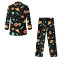thumbnail image 5 of Xoenoiee Space Planet Star Constellation Print Boys Suit Kids Tuxedo Suits for Boy Toddler Prom Wedding Outfit 2-Piece Blazer Pants Set, Size 7-8 Years, 5 of 7