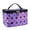 Purple, variant on Sequin Leather Ladies Multifunctional Cosmetic Bag Travel Storage Organizer