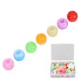 thumbnail image 1 of Perles de Cheveux pour Enfants Filles, Ensemble de 74 Pcs Perles de Tressage en Plastique et Résine Décorations Dreadlock Anneaux de Cheveux avec Crochet Épingle et Boîte de Rangement pour Coiffure et Décoration DIY, 1 of 7