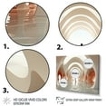 thumbnail image 3 of Designart "Contemporary White Path" Architecture Metal Art Print Set, 3 of 5