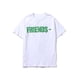 thumbnail image 1 of Camiseta de hombre Big V Print Cotton Hip-Hop Summer Tee Letters Friends Fashionable, White-XXL WD.WDQZL Ropa, 1 of 6