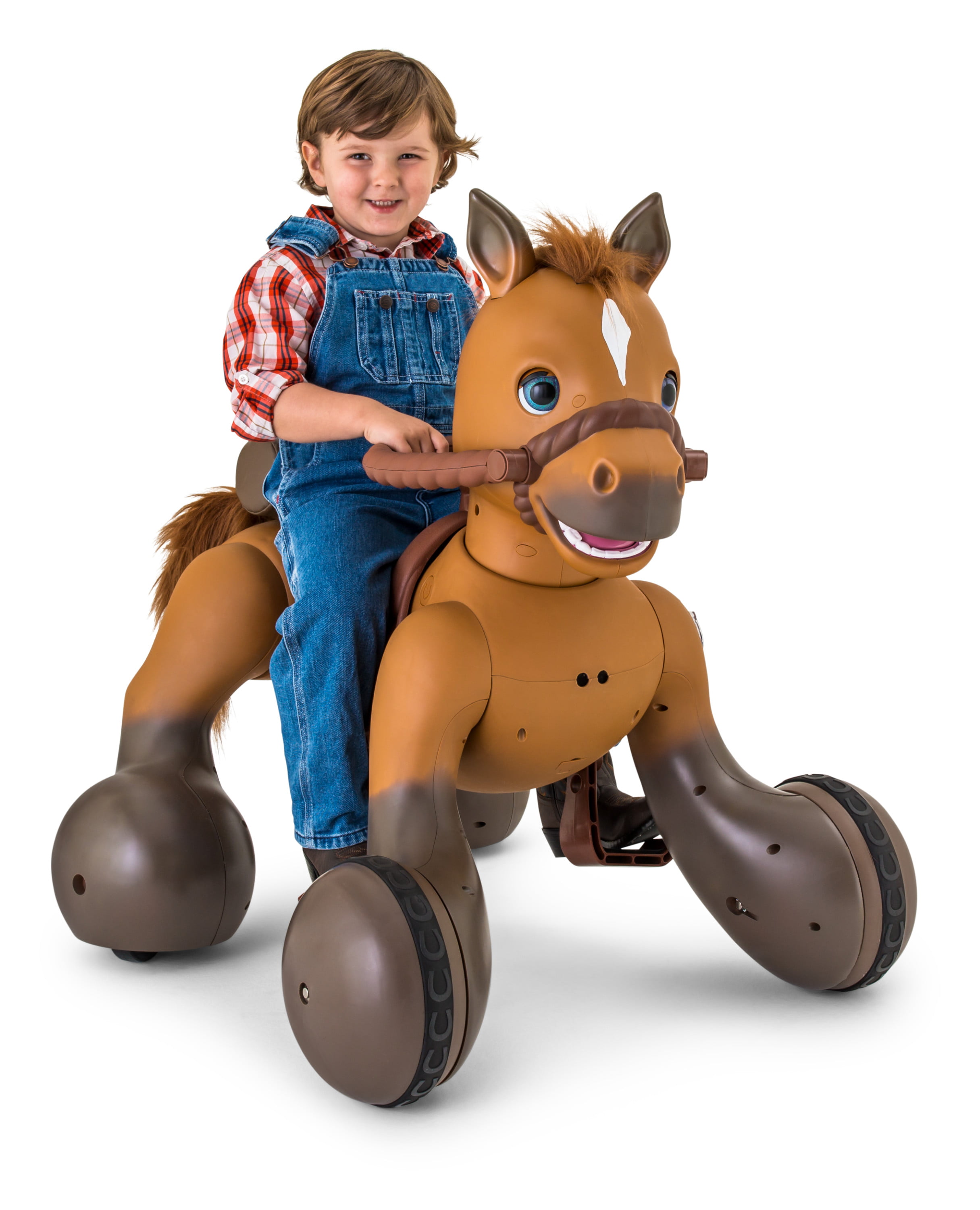 New 12-Volt Rideamals Scout Pony Kids Interactive Ride-On Toy by Kid Trax Car 