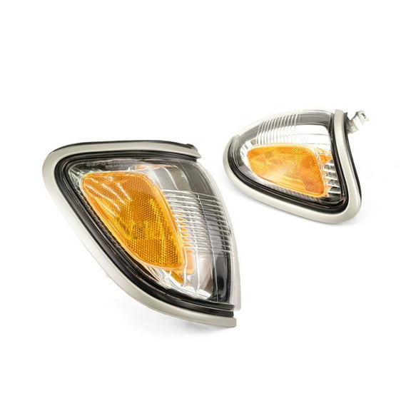 For 2001 2002 2003 2004 Toyota Tacoma Park Side Marker Light Assembly Pair Driver and Passenger Side w/Bulbs For TO2520162 TO2521162 | 81620-04090-B0, 81610-04090-B0