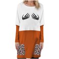 thumbnail image 1 of Tops para mujer Camisas Blusas Elegantes Camisas casuales de manga larga Moda Impreso Cuello redondo Blusa de otoño Pullver Odeerbi ODB-5, 1 of 9