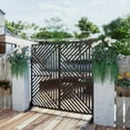 thumbnail image 4 of MAYEERTY 72" × 47" Outdoor Privacy Screen, Metal Decorative Screen, Black, 4 of 10