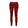 thumbnail image 2 of Red/Black Camo Women's Casual Leggings - Camo Color Code 0056, 2 of 7
