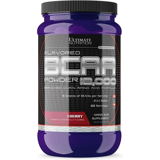 Ultimate Nutrition Flavored BCAA 12,000 Powder Amino Acid Supplement