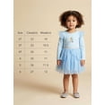 thumbnail image 7 of Disney Toddler Girls Princess Long Sleeve Ballerina Tutu Dress (Blue, 4T), 7 of 7