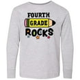 thumbnail image 3 of Inktastic 4th Grade Rocks with Pencil and Stars Long Sleeve Youth T-Shirt, 3 of 5