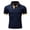 Orange, variant on CIENVNSTG Short Sleeve Shirts for Men Casual Slim Fit Fashion Color Block Cotton Shirt Tops Black 5XL