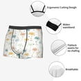 thumbnail image 3 of Susaid Dandelion Print Men's Mesh Boxer Briefs Cooling Breathable Sports Underwear Wide Waistband Boxer Briefs W/Fly-Large, 3 of 5