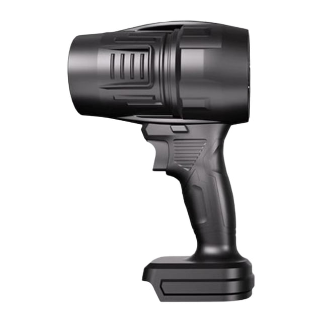 Ventilador de turbina, plumero eléctrico, compacto, portátil, potente ventilador ajustable para potencia, secado automático, jardín y hogar