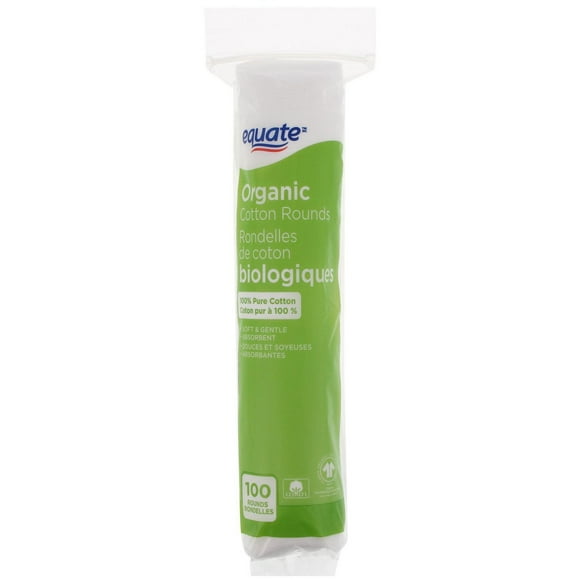 Equate Rondelles de Coton Biologiques