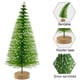 thumbnail image 4 of Juego de 10 árboles de Navidad artificiales, miniárbol de Navidad en miniatura, decoración de mesa interior (verde, altura 4,5 cm) oso de fresa  Electrónica, 4 of 5