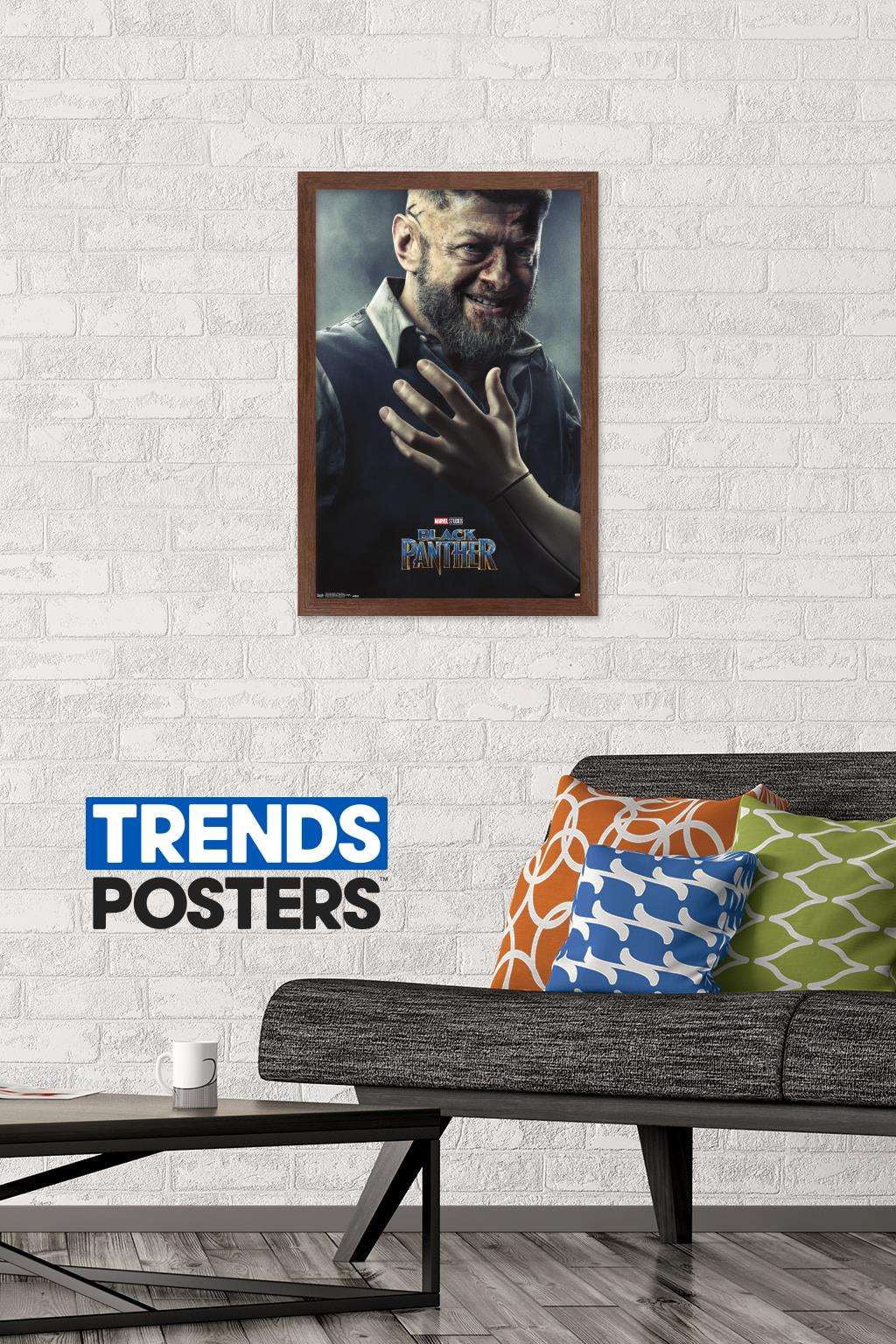 Marvel Cinematic Universe - Black Panther - Ulysses Klaue One Sheet Wall Poster, 14.725" x 22.375", Framed