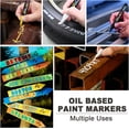 thumbnail image 3 of baomifa-Paint Pens Paint Markers, 20 Colors Oil-Based Waterproof Paint Marker Pen Set, Never Fade Quick Dry and Permanent, Works on Rocks Painting, Wood, Fabric, Plastic, Canvas, Glass, Mugs, DIY Cra, 3 of 4