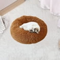 thumbnail image 4 of AuroraX Self Warming Cat Dog Bed Cute Washable Small Luxury Pet Bed Mat Soft Long Plush Cozy Winter Anti-Slip Feece Cat House Bed for Indoor Cats Kittens and Small Dogs(Coffee), 4 of 6