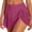 Hot Pink, variant on Women's High Waisted Swim Skirt Tummy Control Mesh Tie Knot Bathing Suit Bottom Ladies Cute Swimsuit Skirt