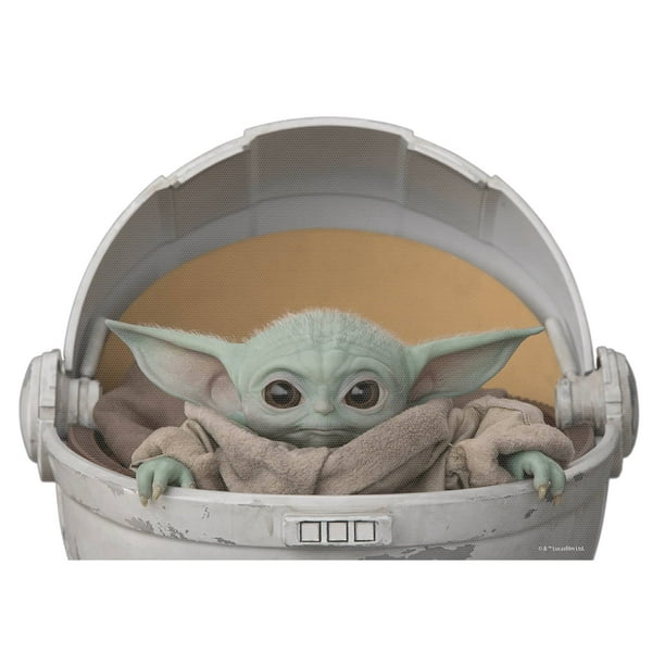 Star Wars The Mandalorian The Child Baby Yoda Window Decal Hover Crib Walmart Com Walmart Com