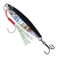 thumbnail image 1 of 10g Metal Jig Jigging Lure Spoon Bait with Feather Long Hot Hook Lead, 1 of 8
