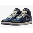 thumbnail image 3 of Men's Jordan 1 Mid SE Craft Obsidian/White-French Blue (DR8868 400) - 8, 3 of 6