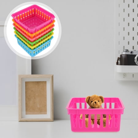 LITINKIMI 24Pcs Storage Baskets Small Plastic Containers for Bathroom Kitchen Closet Organization