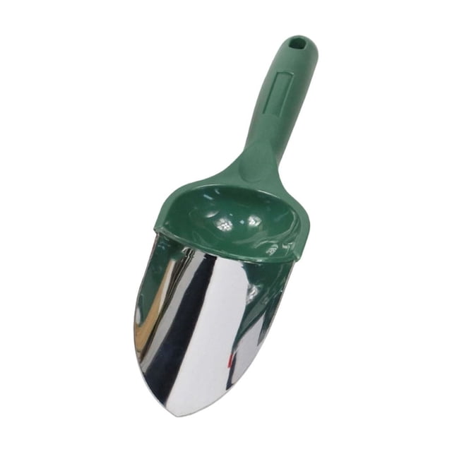 Paleta de jardín de acero inoxidable Herramienta para cavar en el jardín doméstico Floricultura Huerto Traslado Aflojar Cambio de maceta Pala con mango ergonómico de plástico resistente al óxido
